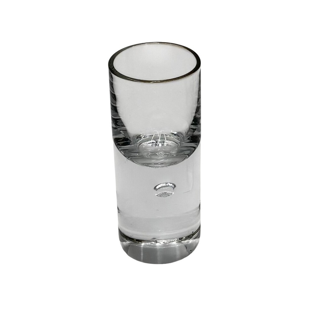 Pair 1970's MCM Kosta Boda Pippi bubble base glasses & Bubble Weighted Base - Picture 4 of 5